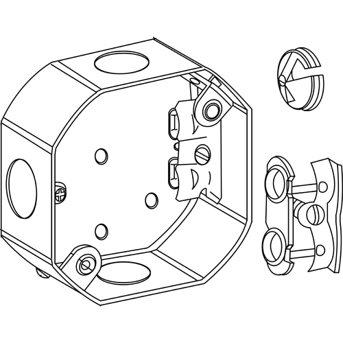 Mayer-EGS FFS561L 4 X 1-1/2 IN OCT CEILIN-1