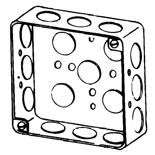 Mayer-EGS 4S1/2-DR BOX 4 IN SQ 1-1/2 DEEP-1
