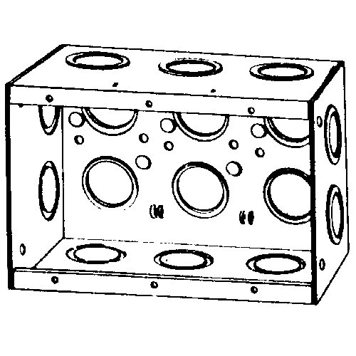 Mayer-EGS M3-250 MASONRY BOX 3 GANG 2-1/2-1